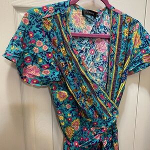 Ladies wrap/tie dress